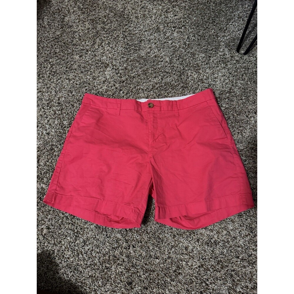 Old Navy Women’s Size 10 Hot Pink Chino Shorts Stretch Cotton